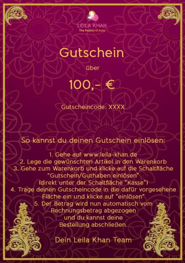 Voucher of 100 €